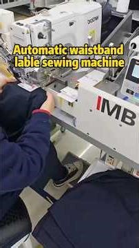 Automatic waistband lable sewing machine