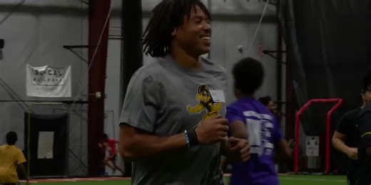 Koen Entringer hosts kickball game with Big Brothers Big Sisters of Johnson County