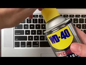 Clean your Keyboard with WD-40 Specialist Air Duster