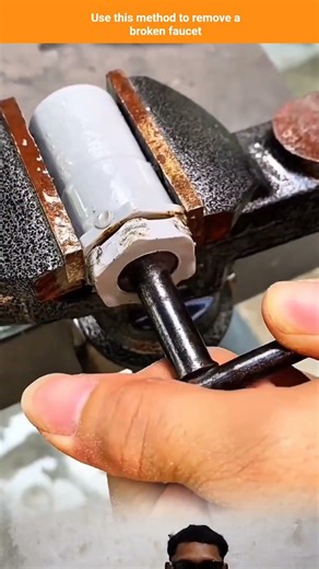 Use this method to remove a broken faucet