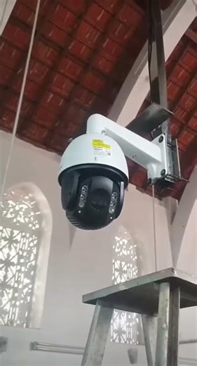 hikvision 4mp with 25x zoom ptz installation #hikvision #ezviz