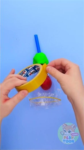🎈 CRAZIEST Balloon Trick! Bottle Does The Work! 🧪😍 #fun #experiment