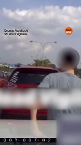 In a scene that would be familiar to most Singaporeans, dash cam footage caught a man using his body to block a white car in the first lane from moving forwards on October 8 at the Tuas Checkpoint. Despite the white car inching forwards, the man refused to budge, and gestured for his companion in the black car to cut into the first lane from the second. READ: https://bit.ly/45jx7DG | AsiaOne