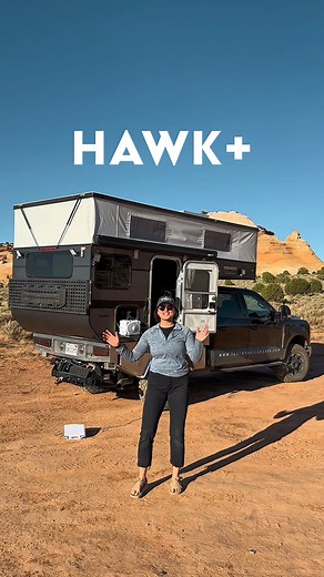 The Hawk is here — our most advanced Pop-Up Truck Camper EVER. This camper is built for serious off-grid adventures and is fully self-contained. Key Features Include: ⚡️ Up to 810Ah Lithium Batteries ☀️ Up to 500W of Solar 💧 40-gal Fresh Water Tank ☑️ Grey Water Tank 🍳 Removable Induction Cooktop 🫳 Pass-through Storage & Exterior Table ➕ More space and storage than ever before 🎥 In-depth walkthrough video is live on YouTube → https://www.youtube.com/watch?v=nrynBFUgGAI Hawk was built to keep