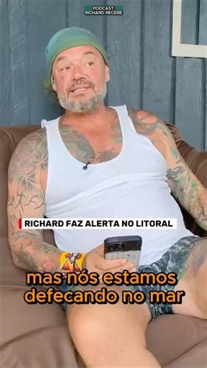 🚨 RICHARD RASMUSSEN ALERTA SOBRE ESGOTO NO MAR EM SÃO SEBASTIÃO