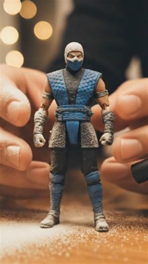 Sub-Zero Frozen Armor Upgrade ASMR 🔥❄️ Miniature Toy Transformation #Shorts