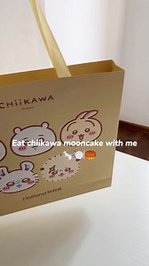 Eat chiikawa mooncake with me #asmr #food #mooncake #chiikawa #asmrfood #satisfying #dessert | The princess Life