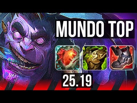 DR. MUNDO vs AATROX (TOP) | 6/1/10, 800+ games | KR Master | 25.19