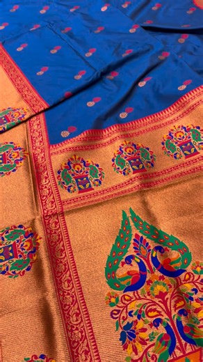 Svapna Sarees on Instagram: "Timeless Paithani heritage meets modern luxury. 🌸 Featuring intricate all-over weaving, matched with a stunning heavy woven blouse. Designed for the spotlight. DM us to order this Saree now! Note: - Color may slightly vary due to photography. - Beware of cheap copies. - Happy Shopping! [saree, svapna saree, light weight saree, silk saree, banarasi saree, pure silk, ethnic saree, pure saree, weaving, banarasi silk, paithani silk, traditional saree, indian wear] #svap