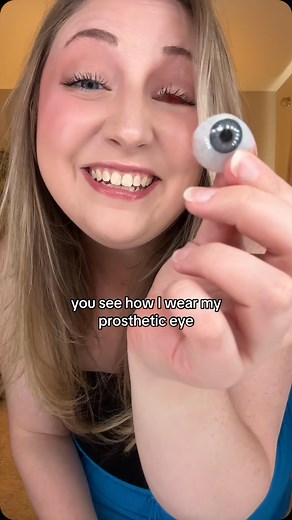 You see how I wear my prosthetic eye 👁️ very demure. Very mindful. Very cutesy. #demure #verydemure #prosthetics #prosthetic #prostheticeye #eye #oneeye #trending #monocular #eyes #prosthetic | Hannah Oliver