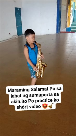 #gibzon6yearsold🎷 #thankyousatalentlord #rookiealtosaxophone #everyoneシ゚viralシviralシfypシ゚viralシalシ | Gibzon Villajuan Saxophonist