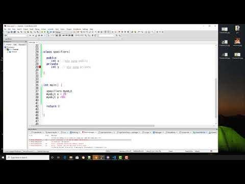 C++ Tutorial Tagalog 80 Access Specifiers
