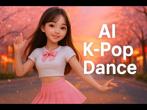 “Korean Doll Girl Dancing So Cute! 💖✨ | AI K-Pop Dance Video 4K”