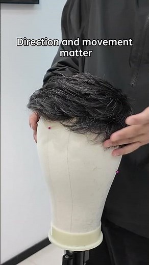 Final Look Check | 35% Gray Pre-Cut Hair System #hairlosssolution