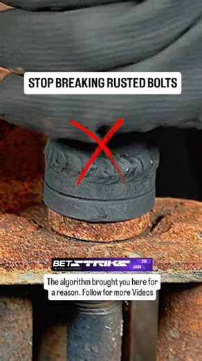 🔥This heat cycle technique unlocks seized hardware that an impact wrench cannot budge. By applying penetrating oil and heating the bolt threads with a direct flame, the mechanic uses thermal expansion to crack the rust bond. The heat draws the lubricant deeper into the threads, allowing the fastener to spin free smoothly without shearing off the head. Save this video to remove stuck bolts on your next repair. #mechanic #restoration #automotive #toolhack #rustremoval #engineering #diy #lifehacks