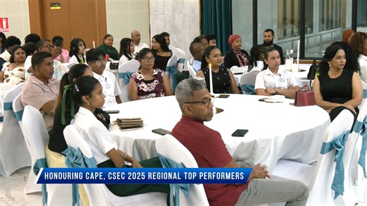 WATCH || Honouring CAPE, CSEC 2025 regional top performers | Department of Public Information