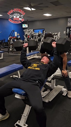 Ethan pushing 100s for reps  #StrengthInAction #fitnessmotivation #StrengthInUnity #StrengthGoals #Fitness #dedication #FitnessMotivation #profitnessgreenville #noexcuses #EarnedNotGiven #Pro-Fitness #ProFitnessOfGreenville | Pro Fitness | Facebook