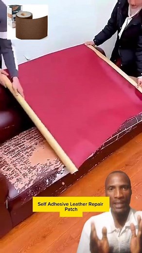 503K views · 3.9K reactions | Self adhesive leather repair patch. Repairs your torn and worn out leather furniture instantly | Baba Manu Comics | Facebook