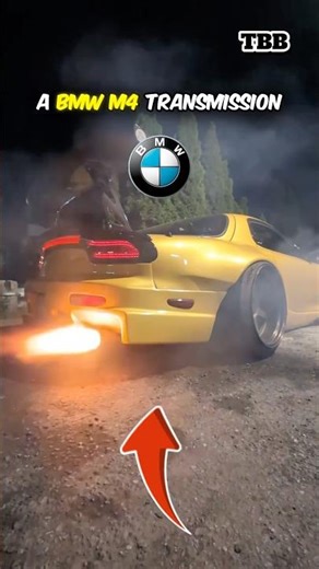 This RX-7 Shifts Faster Than Supercars #bmw #rx7 #rotary