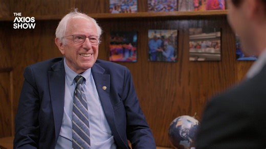 "The Axios Show": Bernie Sanders promises to "get involved" with high sports ticket prices