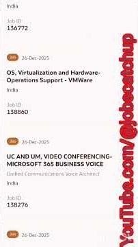 IT jobs in #java #uipath #virtualization etc.