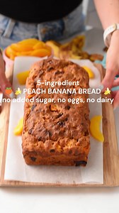 2.3M views · 7.5K reactions | Peach Banana Bread (No Added Sugar, 5 Ingredients): https://www.theconsciousplantkitchen.com/peach-banana-bread/ | The Conscious Plant Kitchen | Facebook