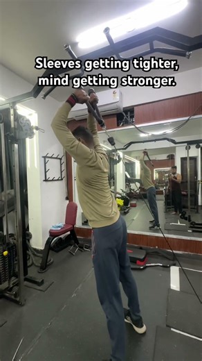 Sleeves getting tighter, mind getting stronger.