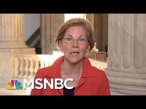 Senator Elizabeth Warren Reacts To President Donald Trump Calling Her ‘Pocahontas’ | MSNBC