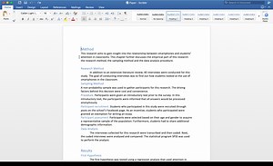 APA headings and subheadings (6th edition)
