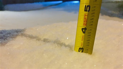 LIST: How much snow fell in Friday’s storm?
