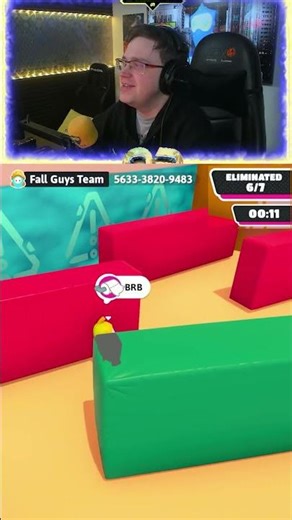 Fall Guys TIMED OUT Ranked Final #fallguys #livegaming #shorts