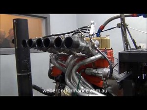 Holden 202 Race Engine Dyno Triple Webers
