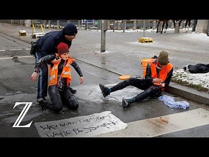 "Letzte Generation": Klimaaktivisten in München übergießen sich mit Kleister