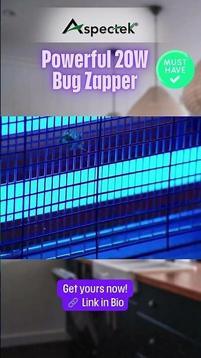 THE BEST BUG ZAPPER! for indoors by ASPECTEK 🪰LINK IN BIO #insectkiller #flycatcher #mosquitoes