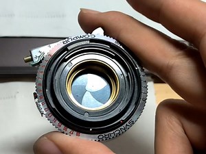 雷丁娜compur镜间快门大保养全拆清洗 这活干的还行吧