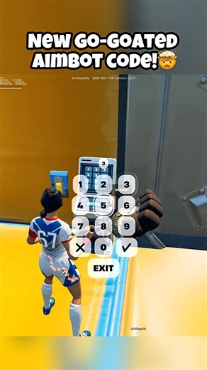 New Go-Goated Aimbot code!🤯 #fortnite #fortniteshorts