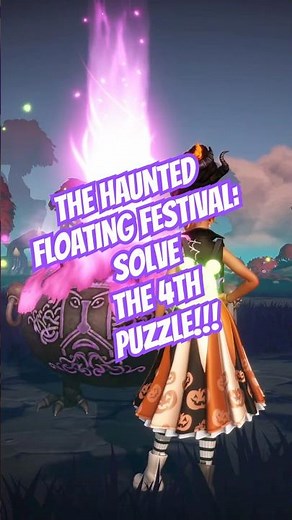 The Haunted Floating Festival! Solve the 4th Puzzle | Disney Dreamlight Valley #dreamlightvalley