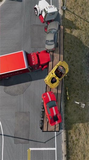 Expensive Cars Launched Into Water - Total Carnage #fail #cars #beamngdrive