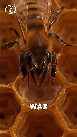Perfect Honeycomb Geometry 🐝 #nature #science #bees #shorts