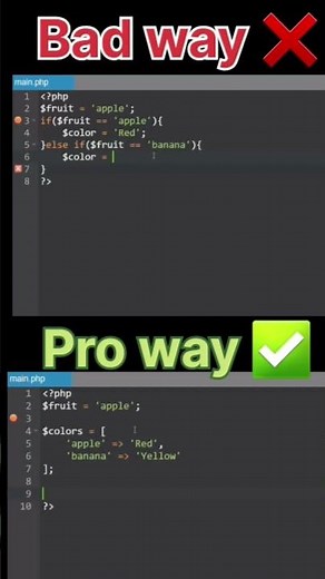 STOP using If-Else 🛑 in PHP! #php #ifelse #ifelsestatement #programming #coding #ternary