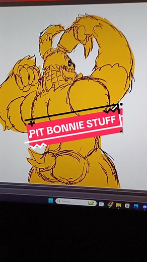 Raptor gotta draw what he gotta draw lol Fnaf into the Pit Pit Bonnie. or Creature Spring Bonnie however you wanna dub him #rageraptor #tinyraptor #fnafintothepit #fivenightsatfreddysintothepit #intothepit #fnaf #springbonnie #baraartist #tinyraptor