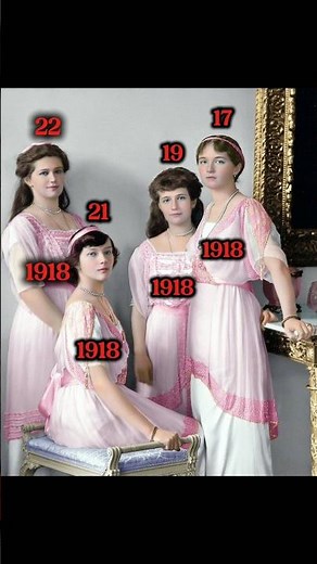 Born Royal, Died in Revolution 1918 | Tsar Nicholas II’s Daughters #Russianroyal #history #olga