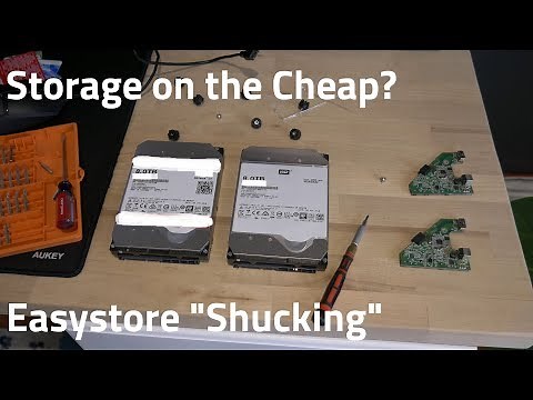 Storage on the Cheap? | WD Easystore 8TB Drive "Shucking"