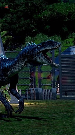 👑 King : Gojirasaurus vs Velociraptor Lux - Jurassic World Evolution 2 #jwe2 #ytshorts