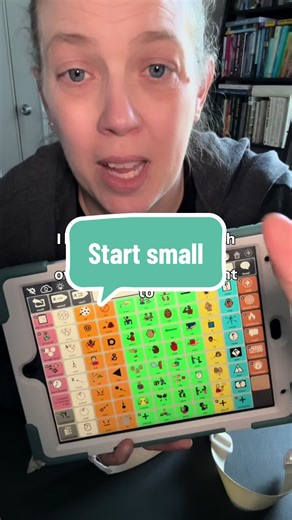 Start with 1-3 core words. Model them everywhere. That’s the win. #AAC #SLPtips #corewords