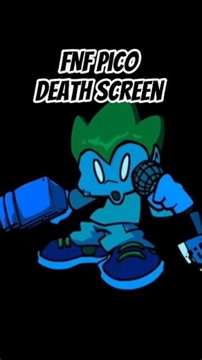 FNF - PICO SECRET Death Screen [Credits:lagedark] (FNF OFICIAL) #shorts