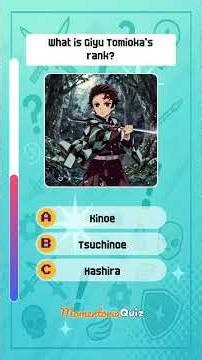 Demon Slayer Trivia Challenge! Can You Get 4/4? ⚔️🔥