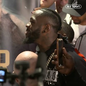 228K views · 1.4K reactions |  "BOOOOOOMBBB SQUUAAAAD!"   "YOU CAN'T BEAT ME!" It all kicked off between Deontay Wilder and John Fury when he gatecrashed Tyson Fury's weigh-in!  | TNT Sports Football | Facebook