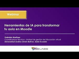 [Webinar] Herramientas de IA para transformar tu aula en Moodle