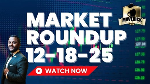 Stock Market Roundup - Live Option Trades Today | Maverick Trading